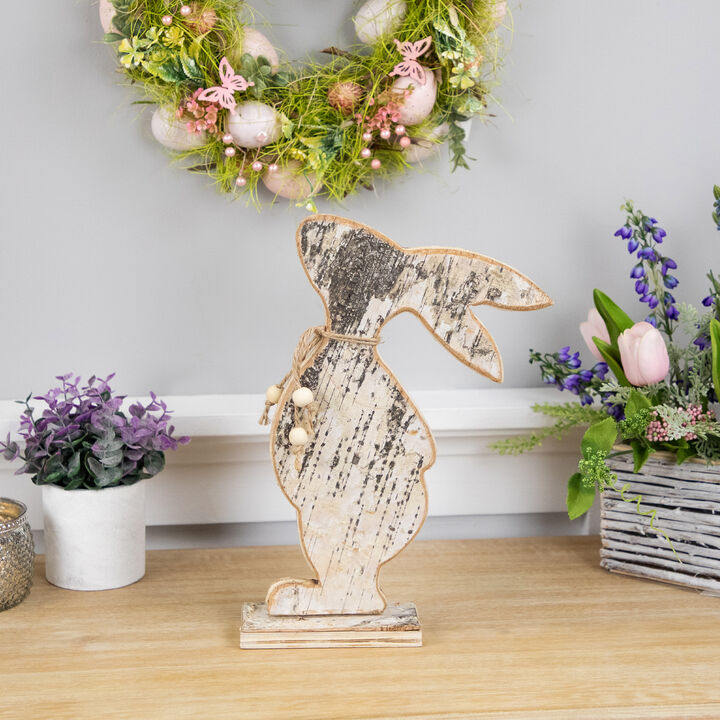 Rustic Rabbit Silhouette Tabletop Easter Decoration - 12"