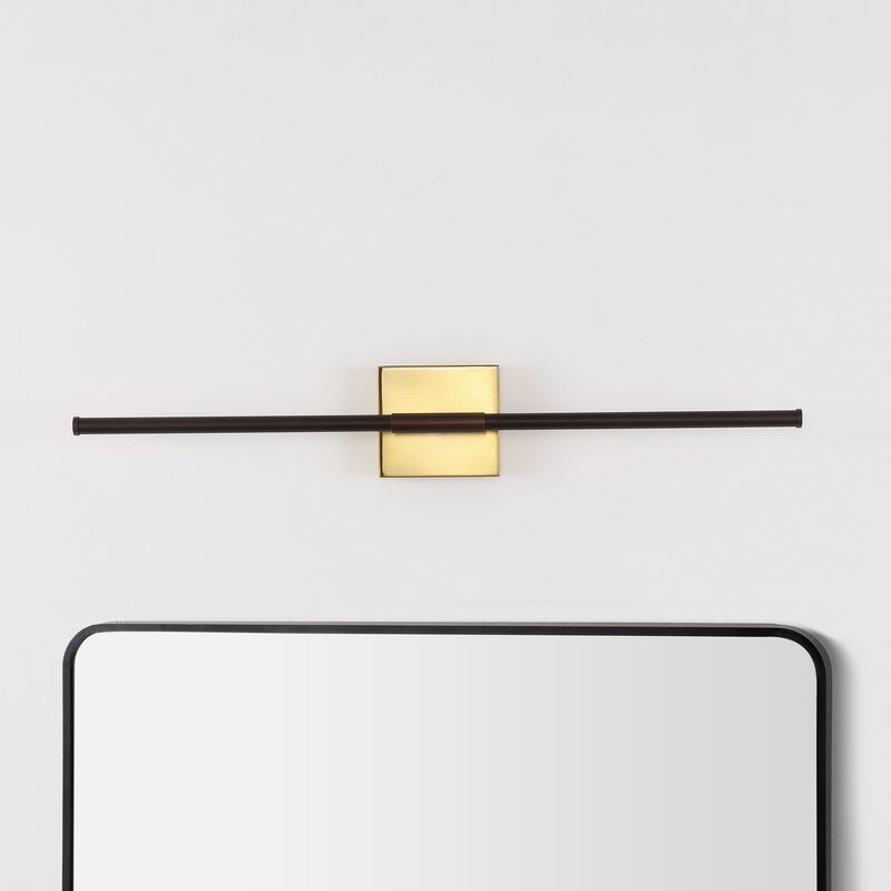 Makena Modern Minimalist Dimmable Integrated LED Metal Wall Sconce