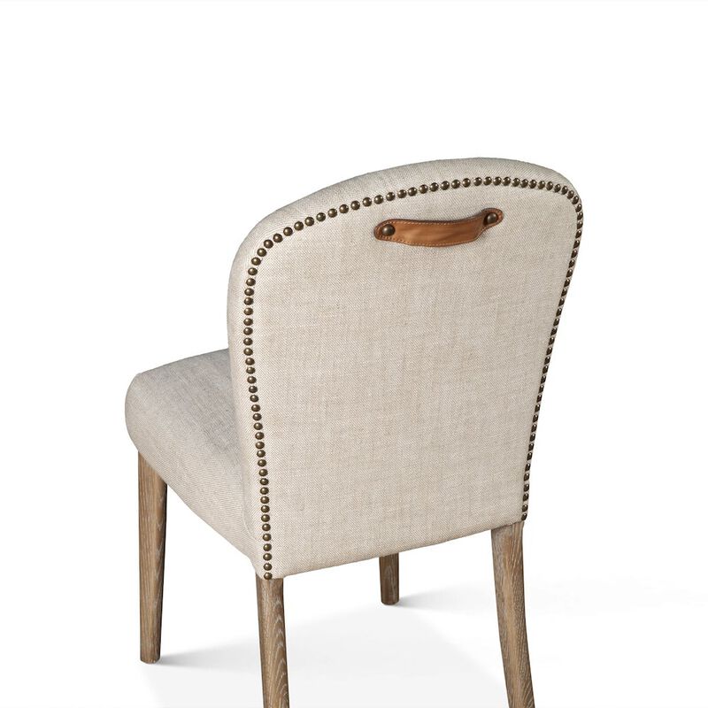 World Interiors Olivia Dining Chair in Beige Linen image number 4