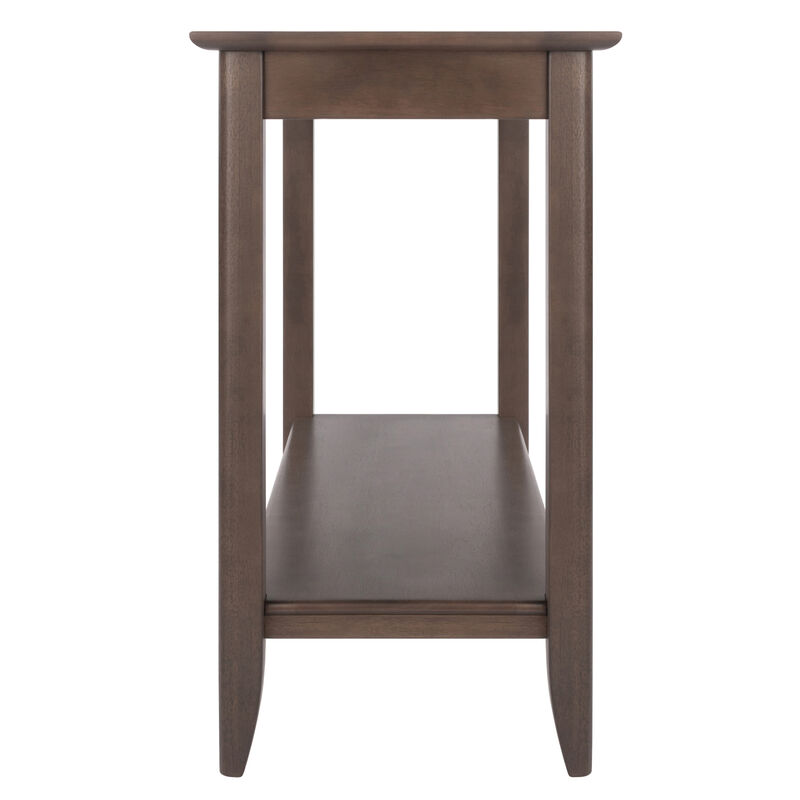 Santino Console Hall Table, Oyster Gray