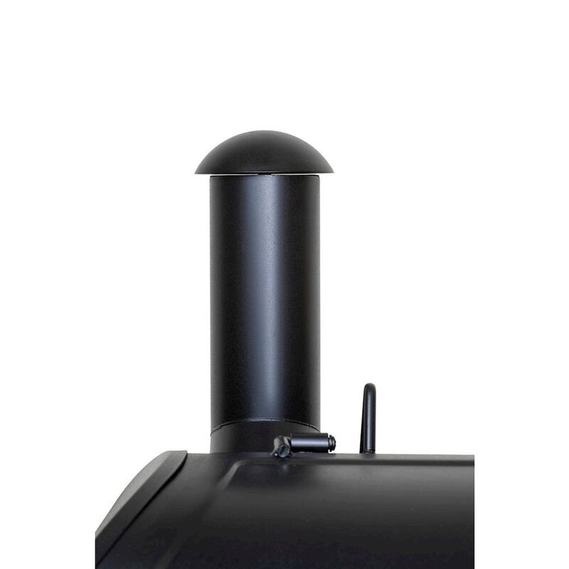 Outdoor Escape Offset Smoker Grill, Heavy Duty, 4-in-1, Black image number 3