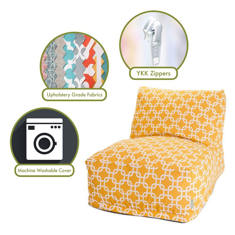 Majestic Home Goods Chair Lounger Links Yellow