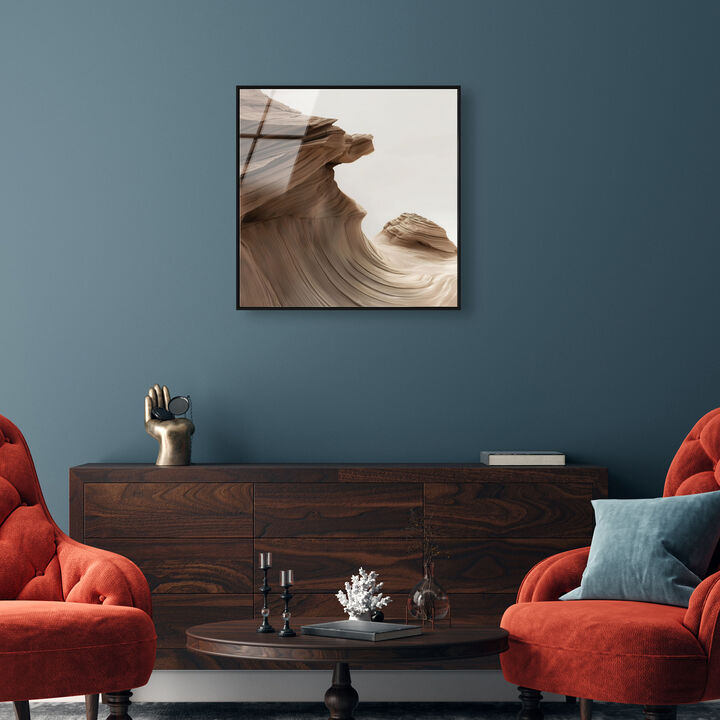 Stoic Sandstone II Abstract Canvas Print by Oliver Gal