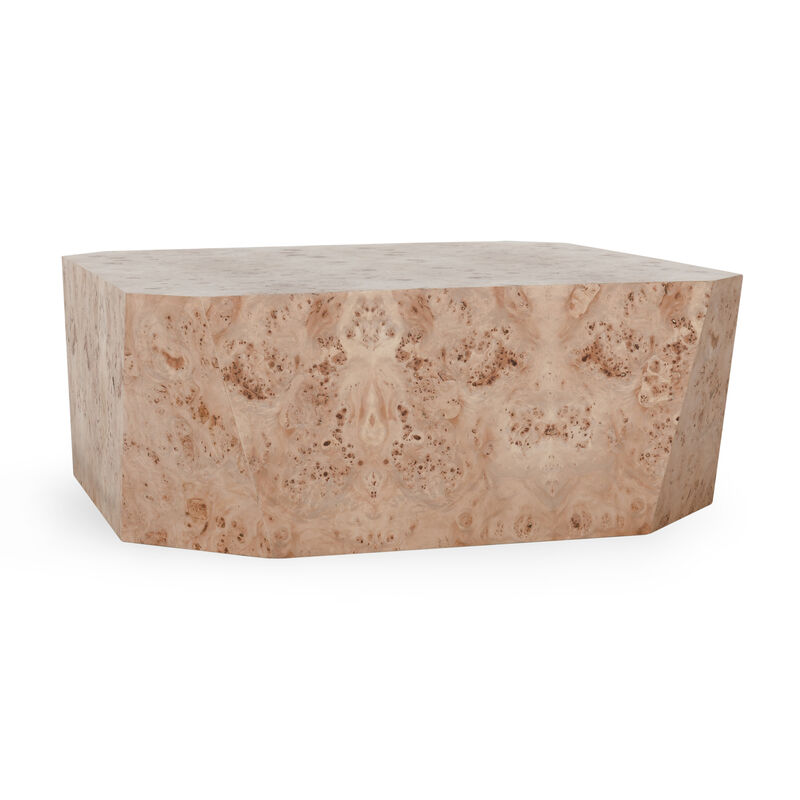 Avena Burl Square Coffee Table