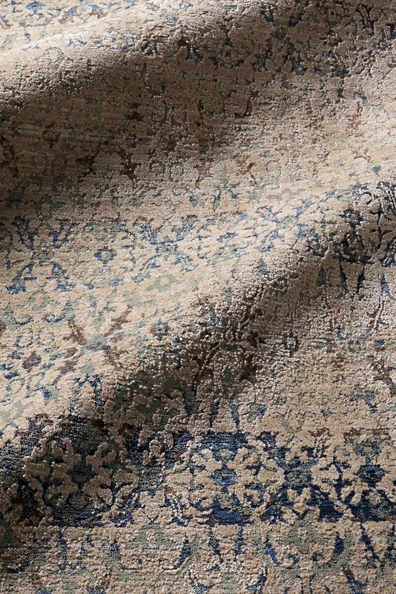Patterned Silence Rosealyn Fog 8'6" x 12' Rug image number 7