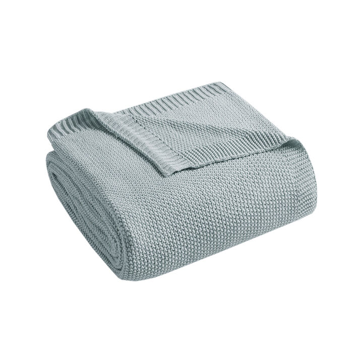 Gracie Mills Lessie Classic Knit Cottage Blanket