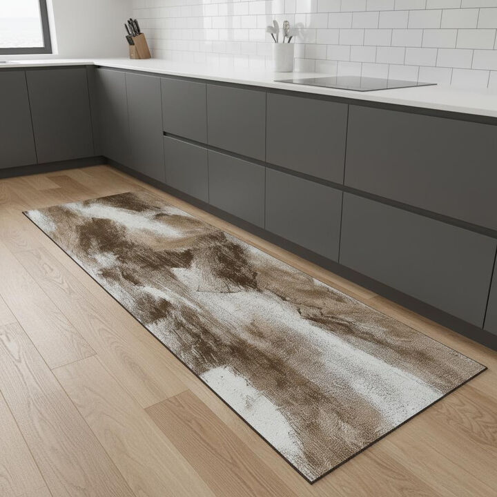 HomeRoots Abstract Runner Rug