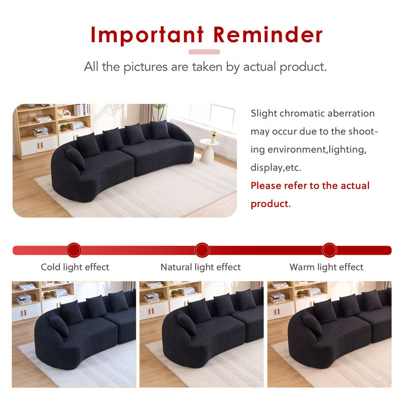 Stowag Curved Boneless Sofa image number 5
