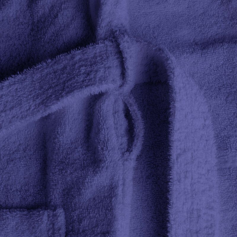 Soft Classic Men&rsquo;s Bathrobe in Turkish Cotton with Adjustable Waist Belt image number 2