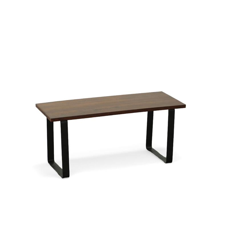 Carolina Living Braden Bench - Chestnut/Black