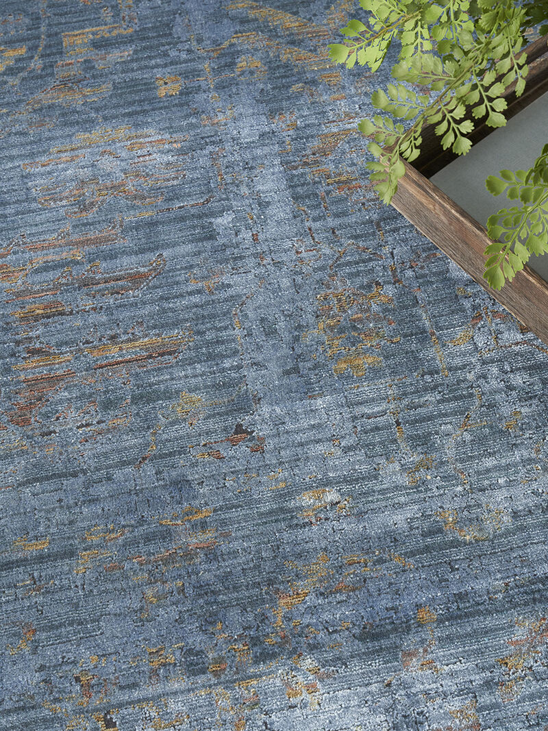 Luxurious LRS01 Blue 8'6" x 11'6" Rug