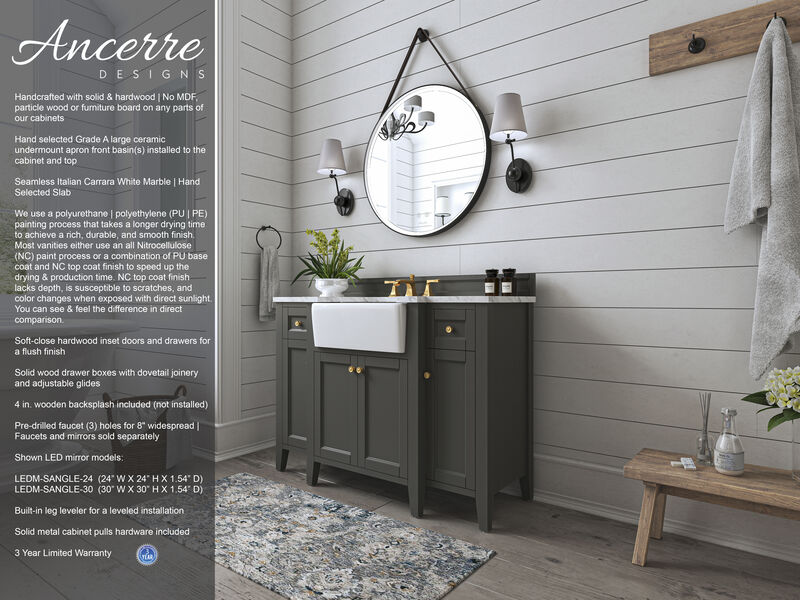 Adeline 48 in. Bath Vanity Set image number 2