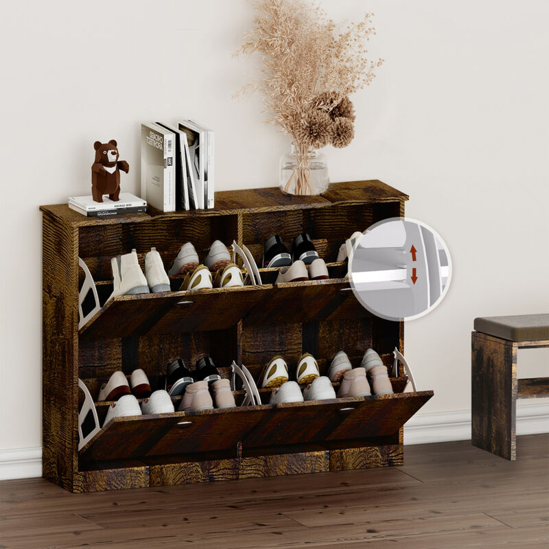 Thin Hidden Entryway Shoe Cabinet image number 2