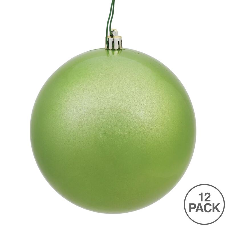 Vickerman 3" Celadon Candy Ball Ornament, 12 per Bag image number 2