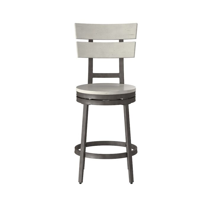 Wilson 24" Swivel Stool - Middle Gray