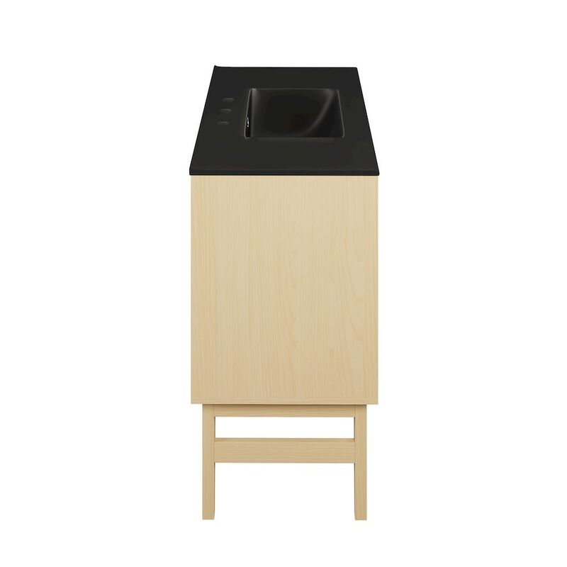 36" Freestanding Bathroom Vanity with 3-Hole Widespread Sink Top image number 7