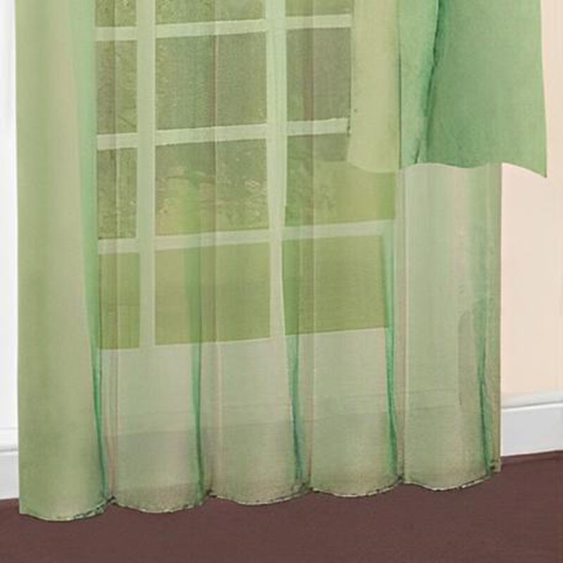 RT Designers Celine Sheer Rod Pocket Top Panel 60" x 90" Sage