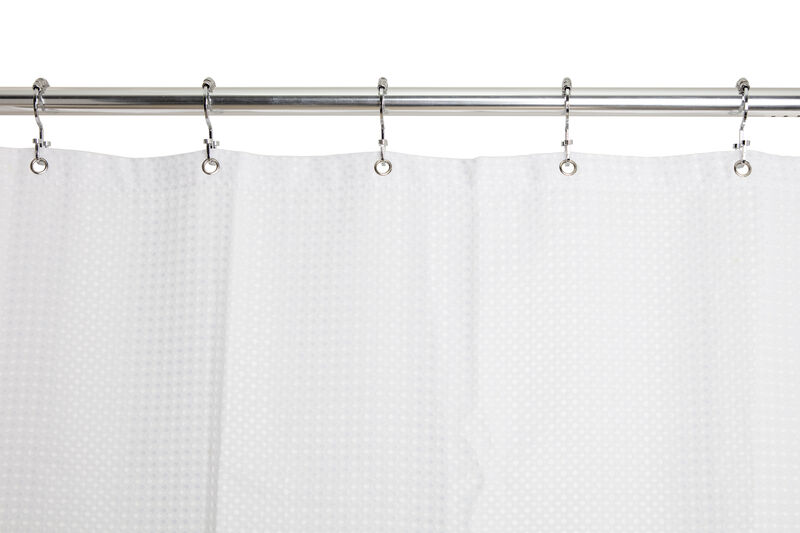 Metal Double Shower Curtain Hooks, Set of 12 image number 3