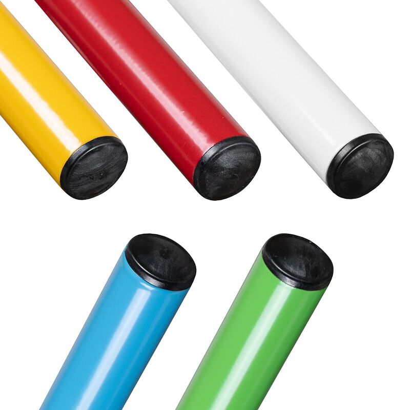 Flash Furniture Bentley Plastic Nesting Stack Stools, 11.5"Height, Assorted Colors (5 Pack)