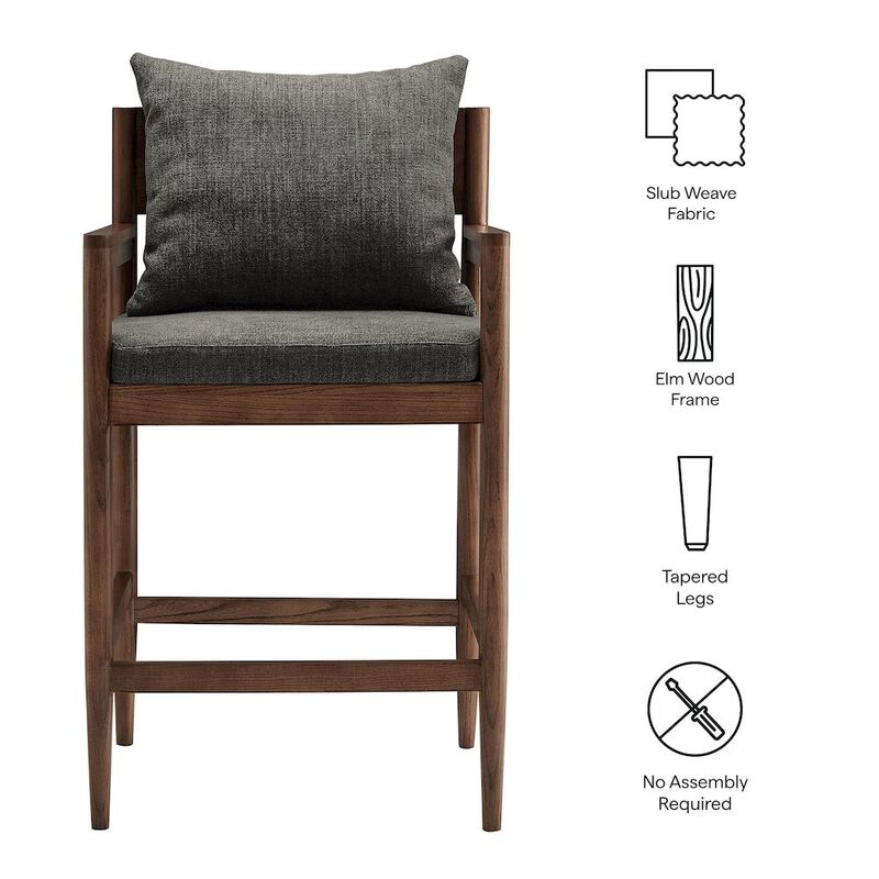 Remington Wood Counter Stool image number 1