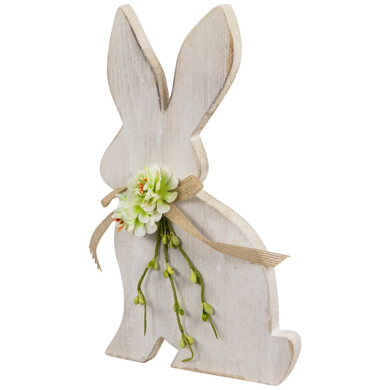 Distressed Rabbit Silhouette Easter Decoration - 11.25"