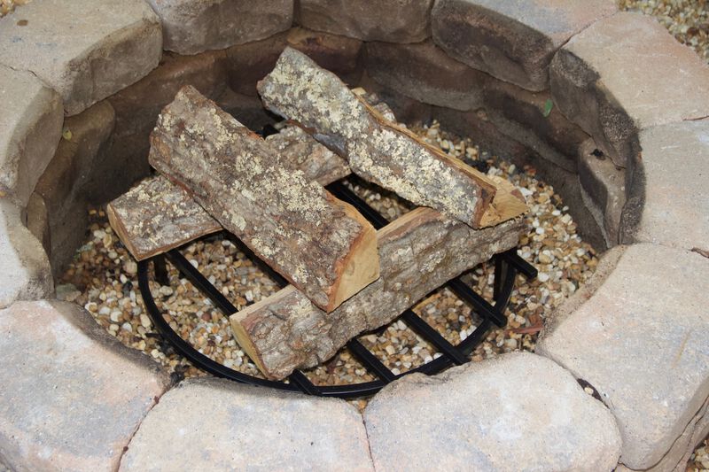 24-in Dia Classic Round Fire Pit Grate - Made in USA