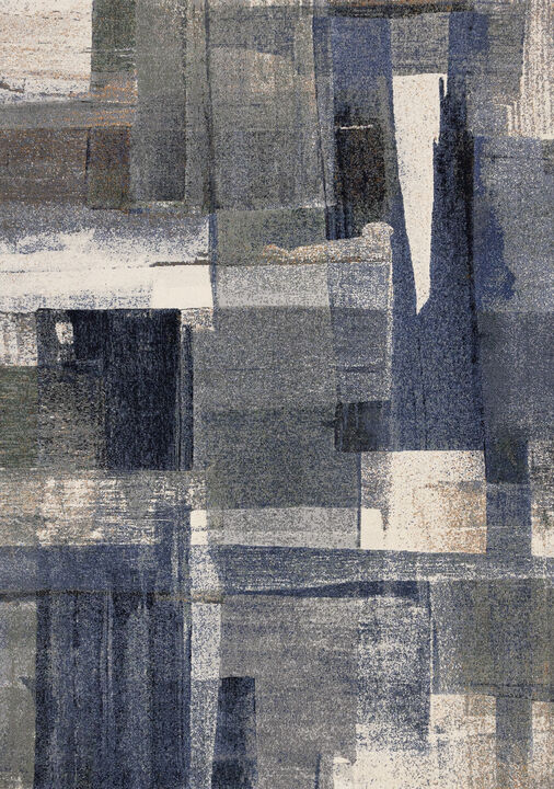 HomeRoots Abstract Area Rug