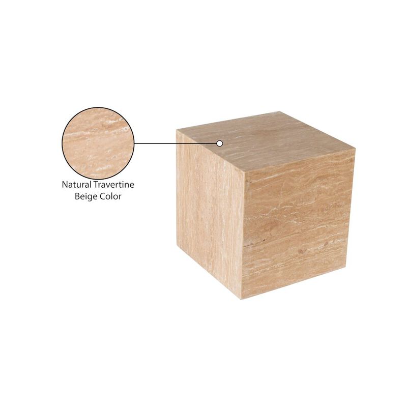 Meridian Furniture Bolzano Beige End Table