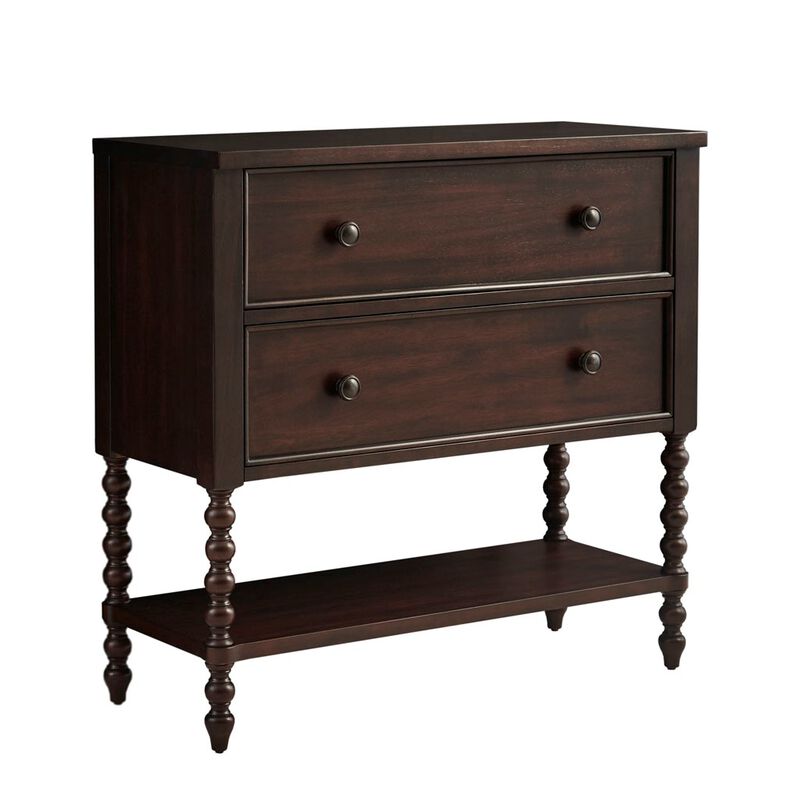 Gracie Mills Hebert Elegant 2-Drawer Chest