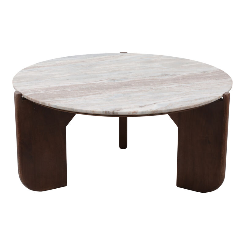 Wood & Marble Coffee Table image number 3