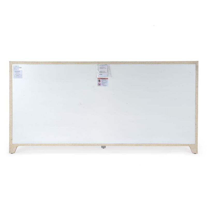 Starlight Canyon Home Buffet Cabinet with Storage - Large 4 Door Side Board in Oak Finish image number 6