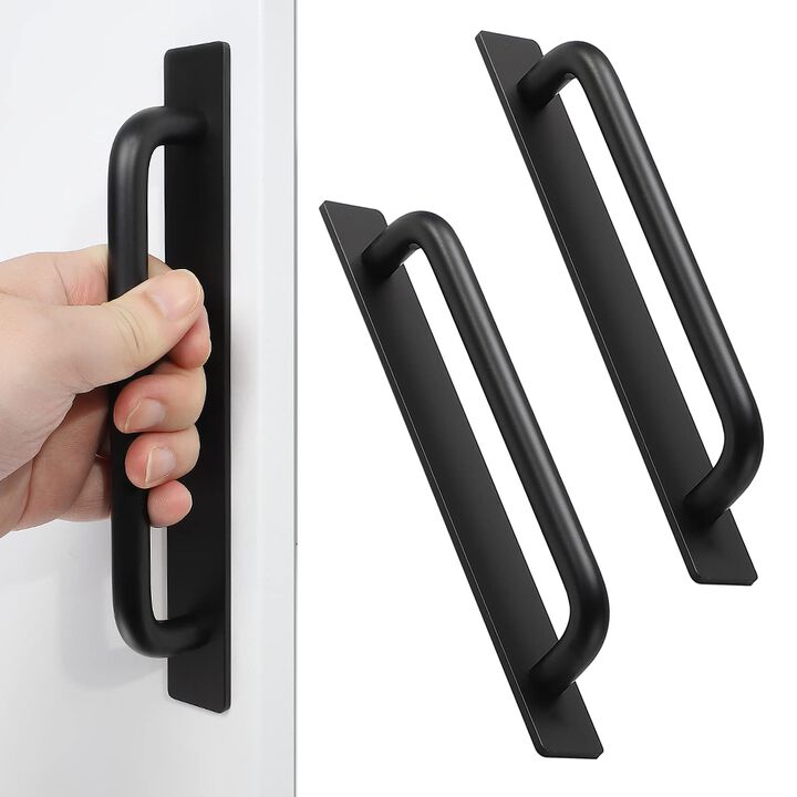 Young Dance Self-Stick Instant Cabinet Drawer Pulls - 2pcs Aluminum Alloy Drawer Push Pull Handles Helper with Adhesive Door Han