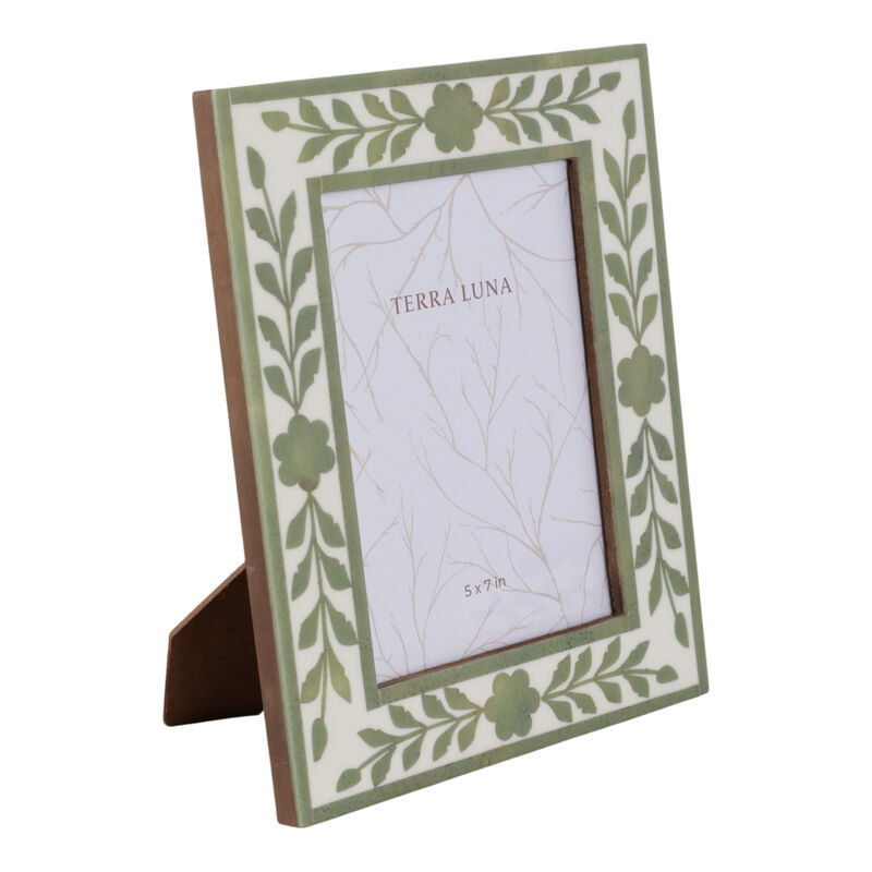 Sage Green Petals Photo Frame image number 1