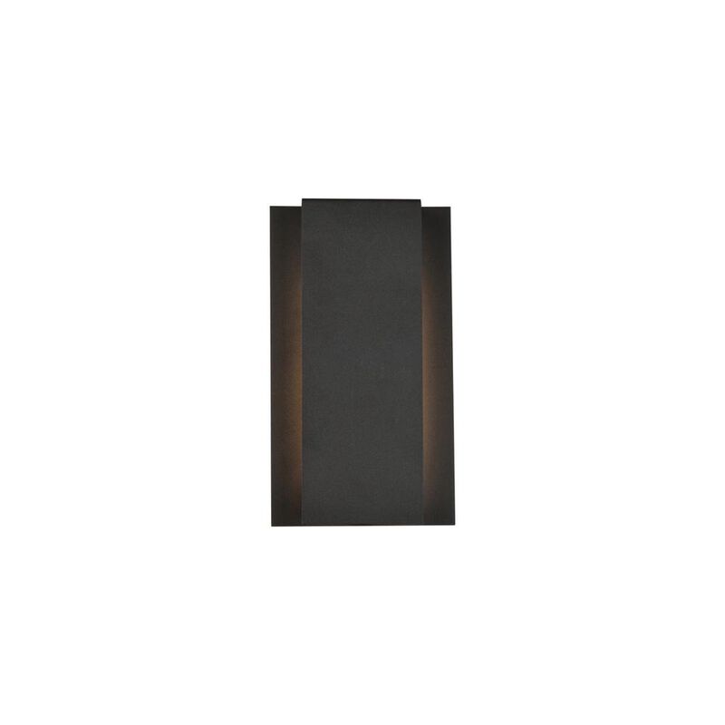 Living District Raine Integrated LED wall sconce  in black