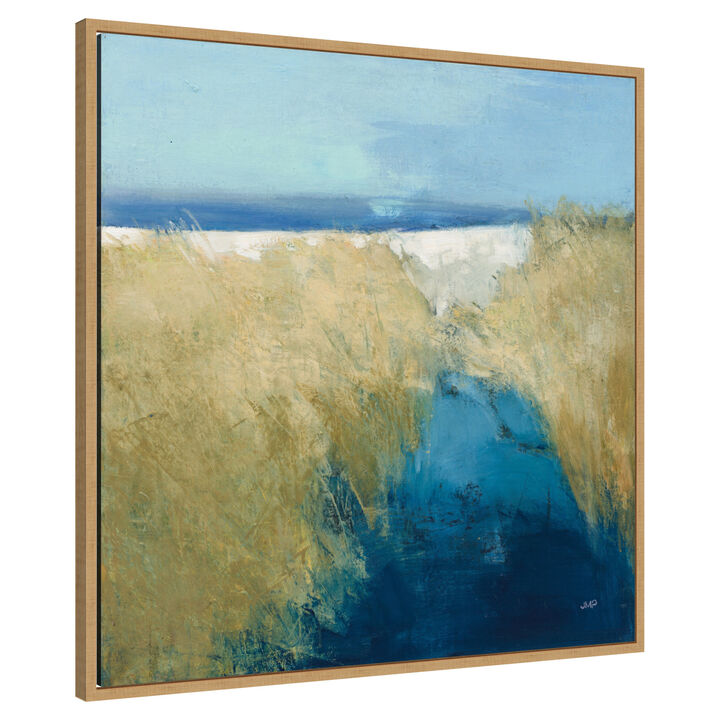 Glimpse of the Shore by Julia Purinton Framed Canvas Wall Art