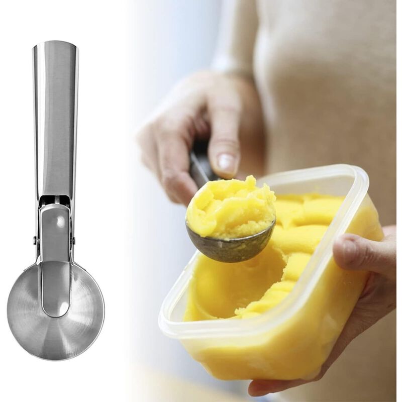 Stainless Steel Ice Cream Scoop image number 3