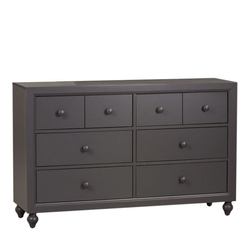 Liberty Furniture Cottage View 6 Drawer Dresser in Dark Gray image number 0