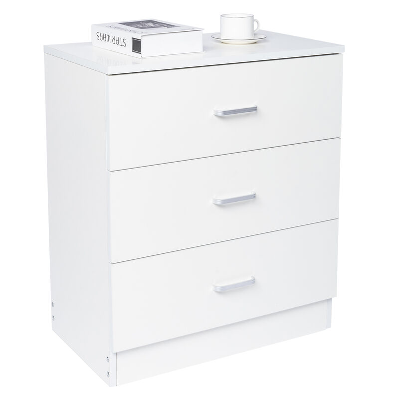 3-Drawer Dresser Chest of Drawers Versatile Storage for Family Room, Bedroom, or Living Room