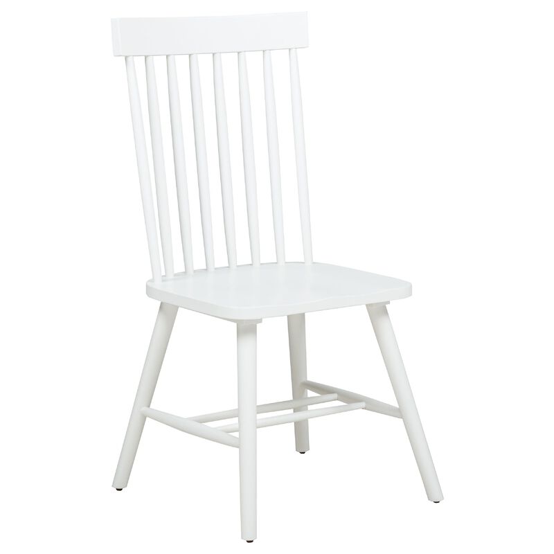 Andy Dining Side Chair Set of 2, Windsor Spindle Back image number 2