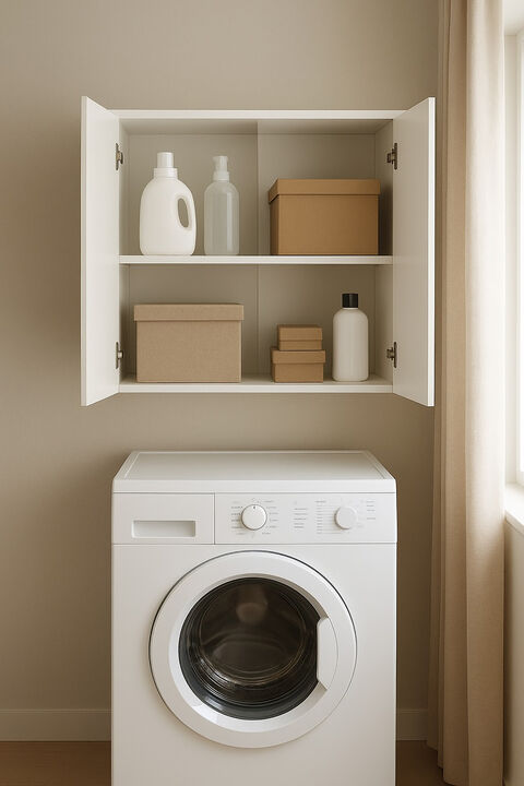 24 in. W x 12 in. D x 24 in. H Bathroom Storage Wall Cabinet in White Titanium