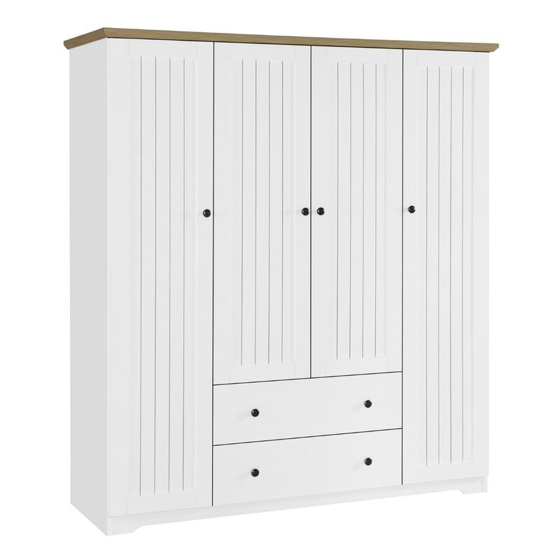 Wamdra Farmhouse Armoire Wardrobe image number 4