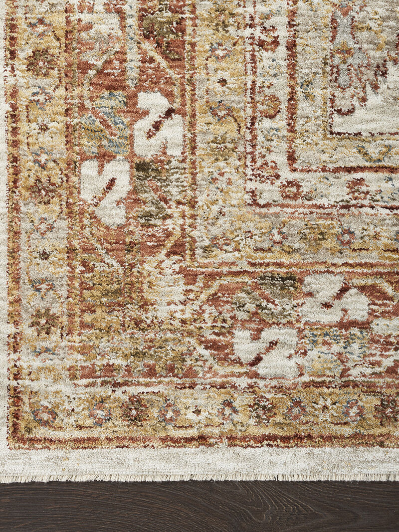 Sahar SHR01 Rust 5'3" x 7'8" Rug