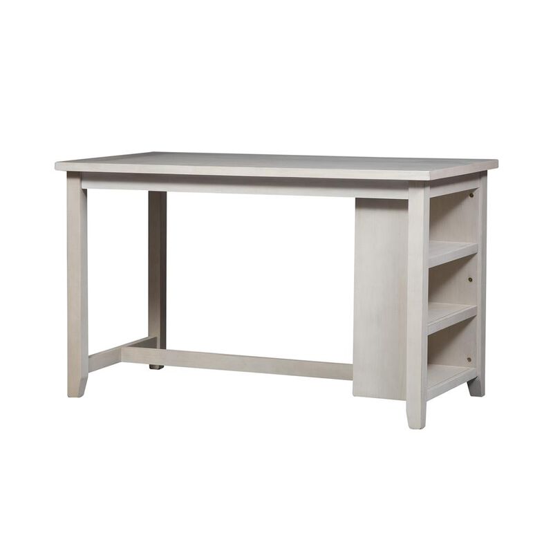 Liberty Furniture Brook Creek 5 Piece Counter Set in Gray image number 3