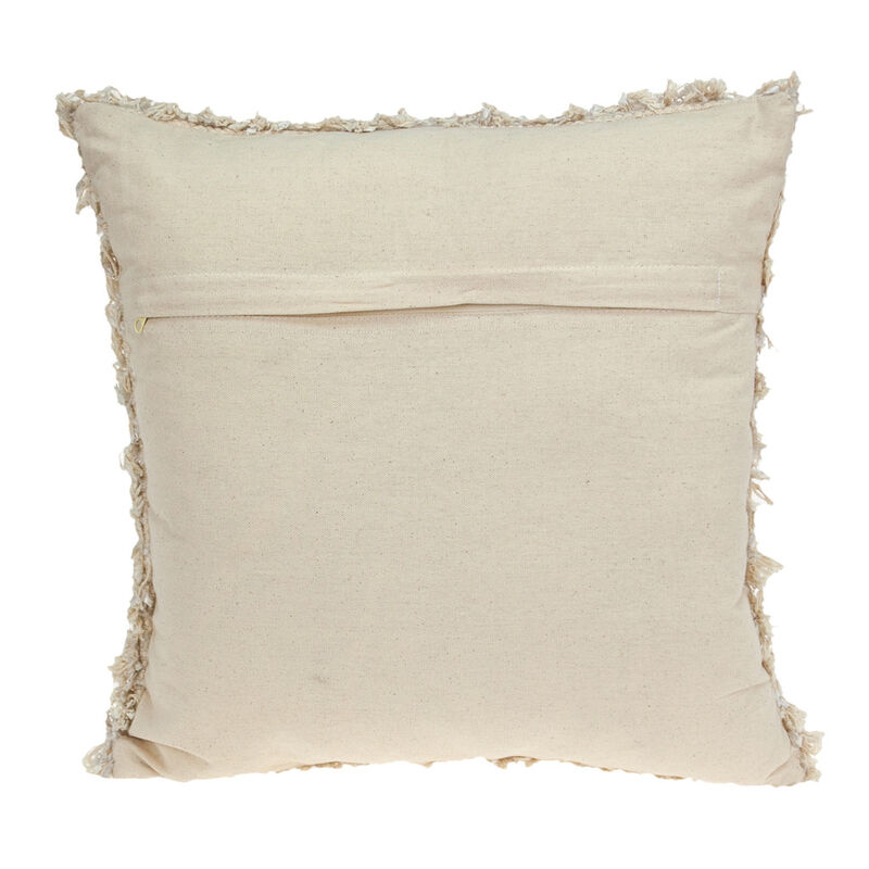 18" Beige Throw Pillow image number 2