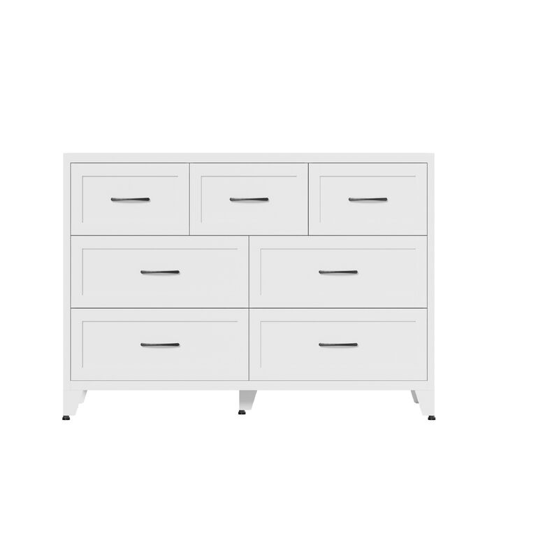 Pelkan 7-Drawer Metal Dresser image number 0