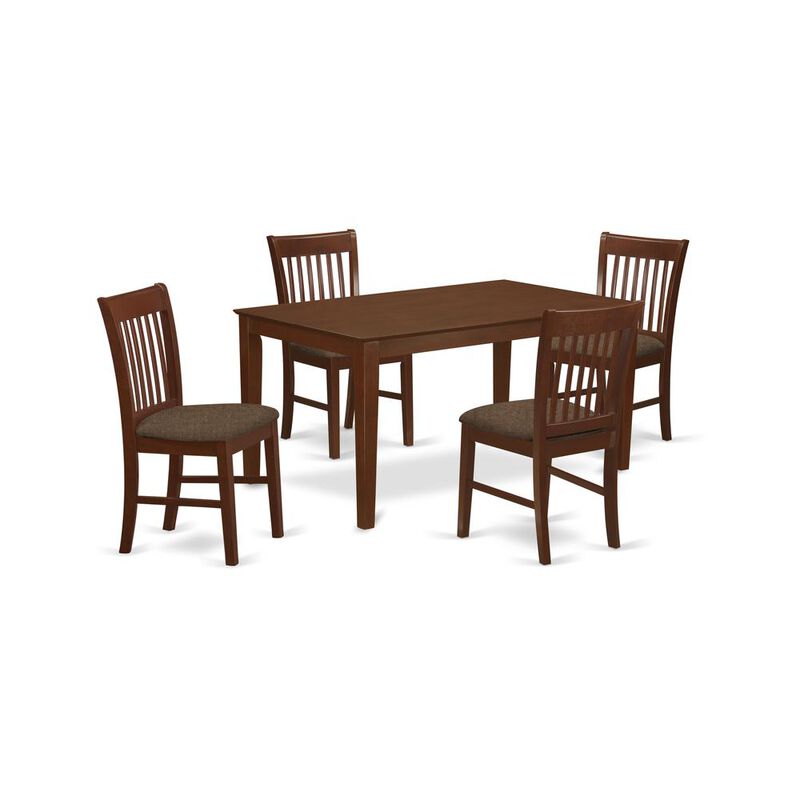 5 PC Dining room set-Dining Table and 4 Dining Chairs