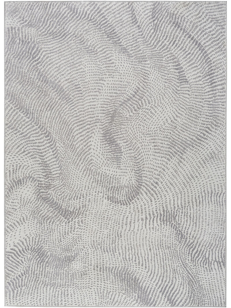 Central Park West CEP01 Gray 6' x 9' Rug