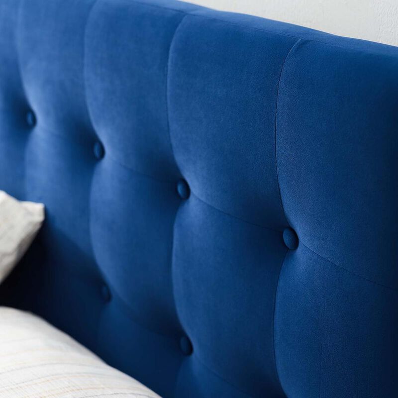 Emily Queen Biscuit Tufted Performance Velvet Headboard image number 6
