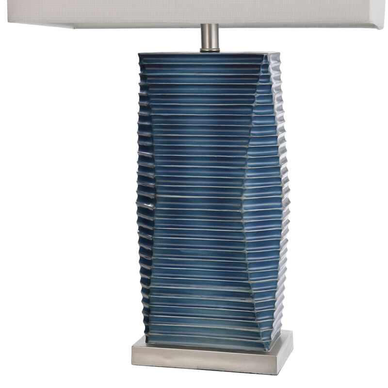 Thame Blue Table Lamp