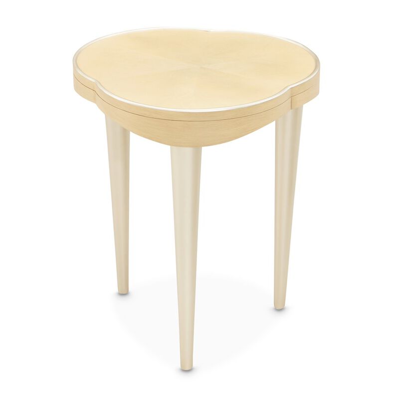 Michael Amini Camellia Field Chairside Table - Caramel image number 2